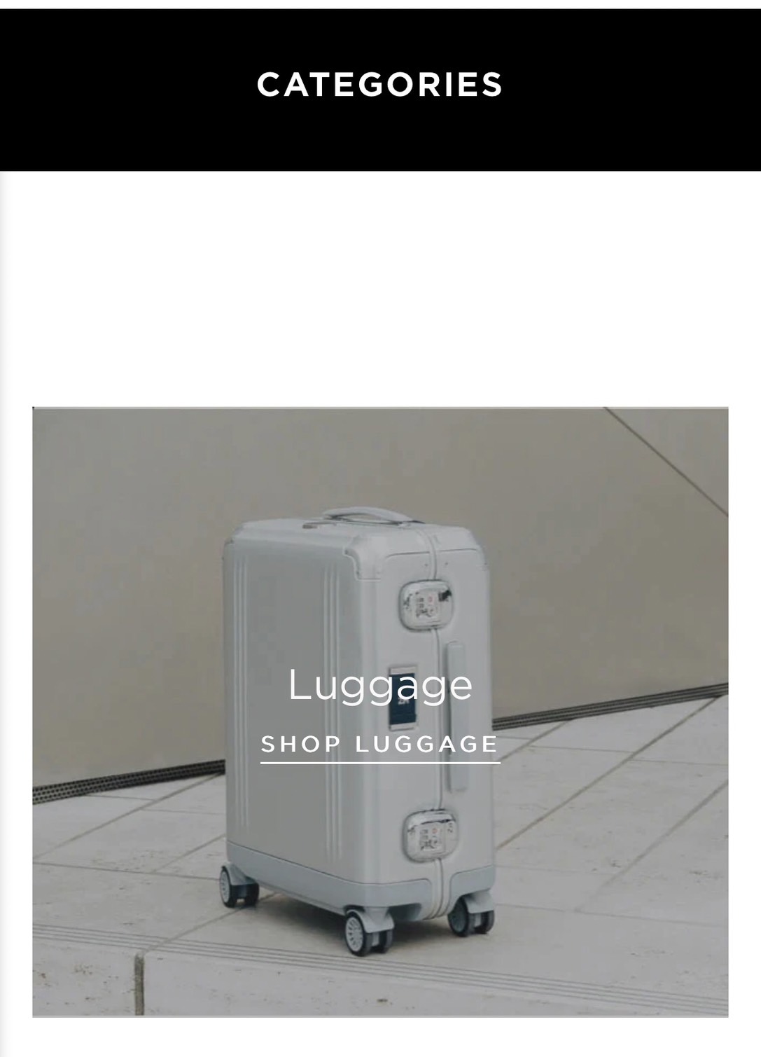 shop luggage